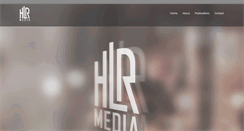 Desktop Screenshot of hlrmedia.com